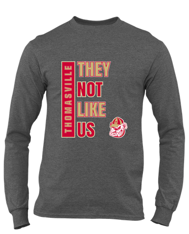 Thomasville Bulldogs They Not Like Us #1 Men's Premium LS T-Shirt