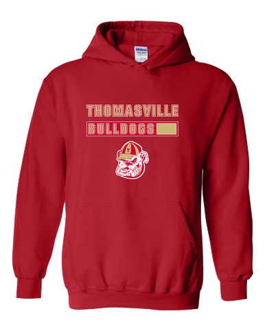 Thomasville Bulldogs Mascot #7 Men's Hoodie