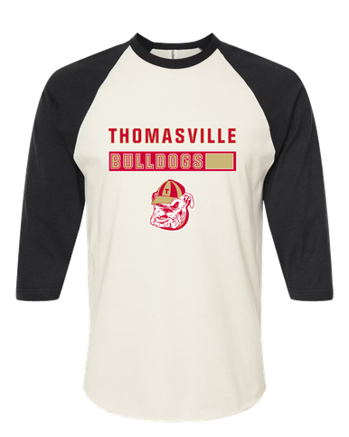 Thomasville Bulldogs Mascot #7 Men's Baseball T-Shirt