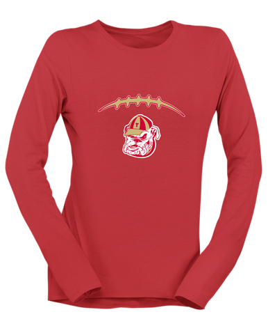 Thomasville Bulldogs Football #2 Women's LS T-Shirt