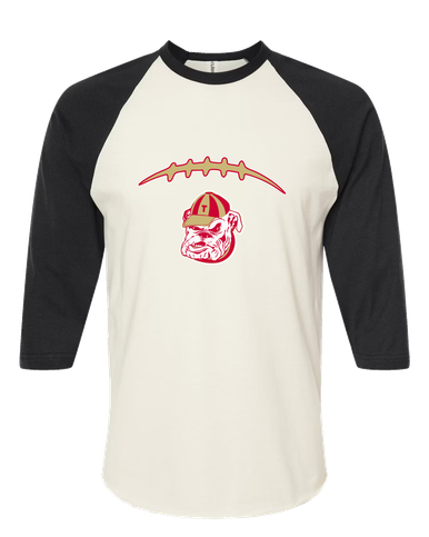 Thomasville Bulldogs Football #2 Women's Baseball T-Shirt
