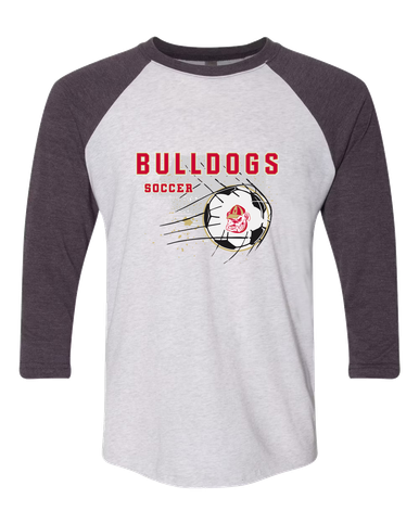Thomasville Bulldogs Soccer #2 Women's Baseball T-Shirt