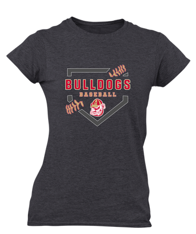 Thomasville Bulldogs Baseball #2 Women's Premium SS T-Shirt