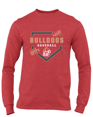 Thomasville Bulldogs Baseball #2 Men's LS T-Shirt