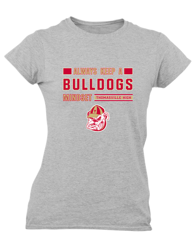 Thomasville Bulldogs Mindset Women's SS T-Shirt