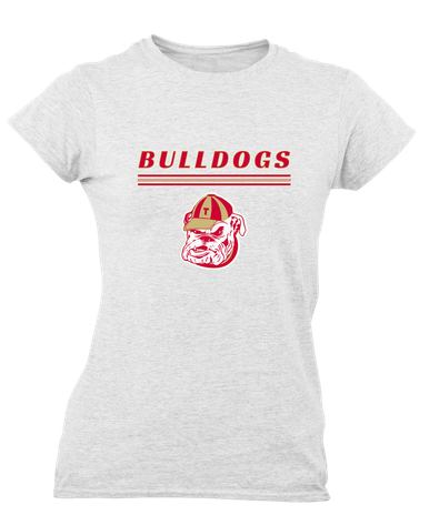 Thomasville Bulldogs Mascot #8 Women's SS T-Shirt