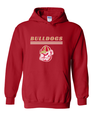 Thomasville Bulldogs Mascot #8 Men's Hoodie