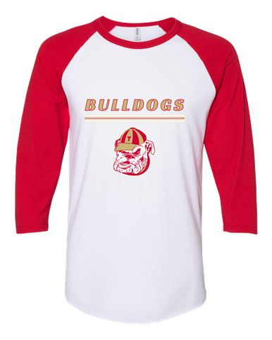 Thomasville Bulldogs Mascot #8 Women's Baseball T-Shirt