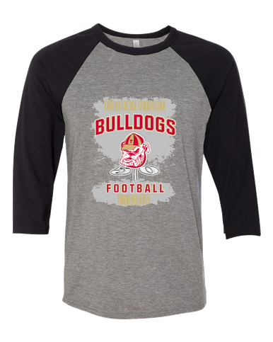Thomasville Bulldogs Football #6 Women's Baseball T-Shirt