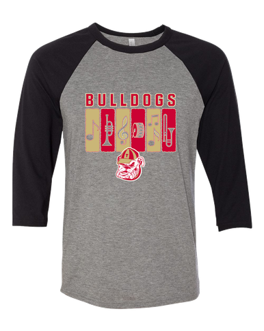 Thomasville Bulldogs Band # 2 Women's Baseball T-Shirt