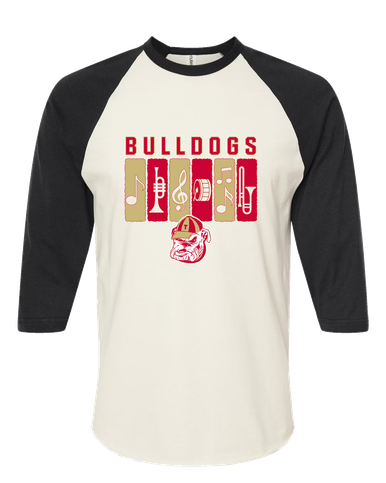 Thomasville Bulldogs Band # 2 Men's Baseball T-Shirt