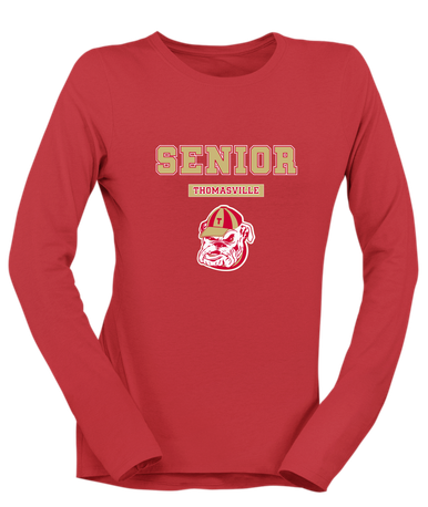 Thomasville Bulldogs Senior #2 Women's Premium LS T-Shirt