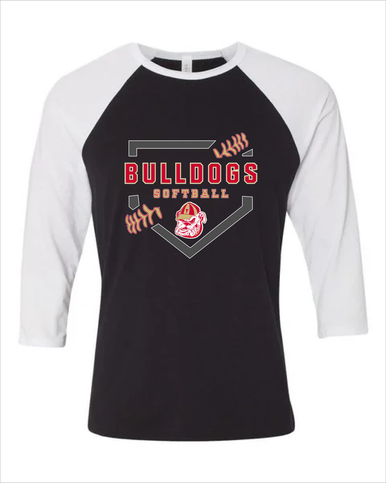 Thomasville Bulldogs Softball #2 Women's Baseball T-Shirt