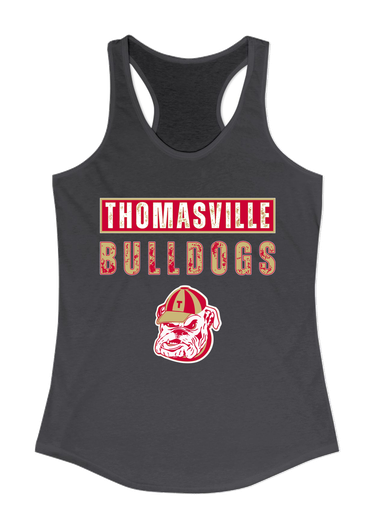 Thomasville Bulldogs Mascot #9 Women's Tank Top