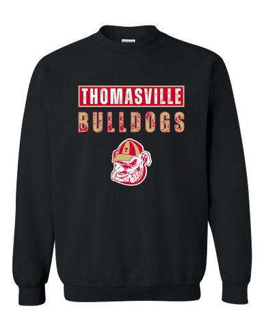 Thomasville Bulldogs Mascot #9 Men's Sweatshirt