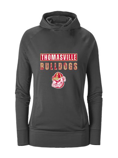 Thomasville Bulldogs Mascot #9 Women's Hoodie
