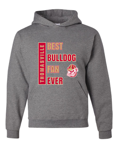 Thomasville Bulldogs Best Bulldog Fan Men's Premium Hoodie