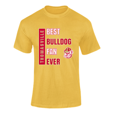 Thomasville Bulldogs Best Bulldog Fan Men's SS T-Shirt