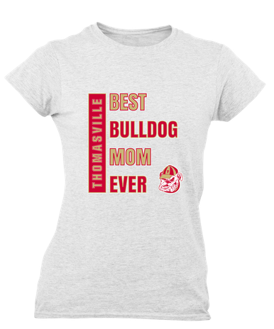 Thomasville Bulldogs Best Bulldog Mom Women's Premium SS T-Shirt