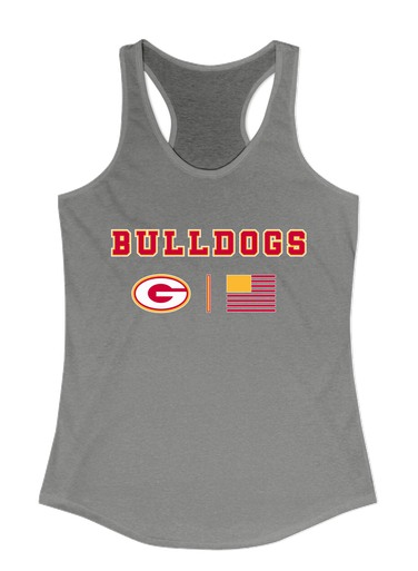Goochland Bulldogs Team Colors Flag Women's Tank Top