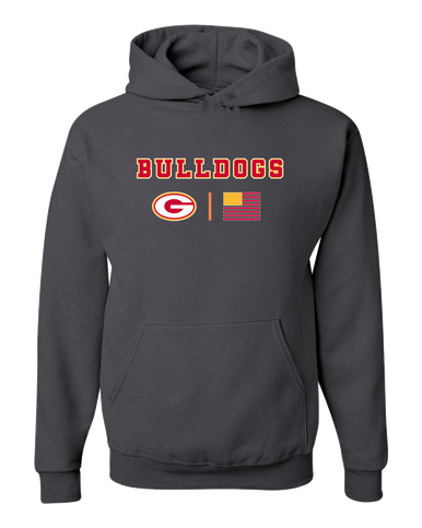 Goochland Bulldogs Team Colors Flag Men's Premium Hoodie