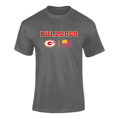 Goochland Bulldogs Team Colors Flag Men's Premium SS T-Shirt