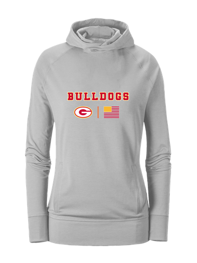 Goochland Bulldogs Team Colors Flag Women's Hoodie