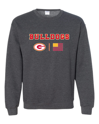Goochland Bulldogs Team Colors Flag Men's Sweatshirt