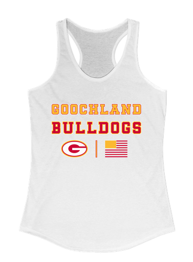 Goochland Bulldogs Spirit Flag Women's Tank Top