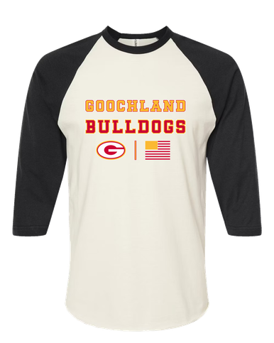 Goochland Bulldogs Spirit Flag Women's Baseball T-Shirt