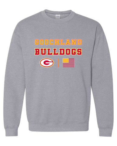 Goochland Bulldogs Spirit Flag Men's Sweatshirt