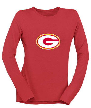 Goochland Bulldogs Mascot #1 Women's Premium LS T-Shirt