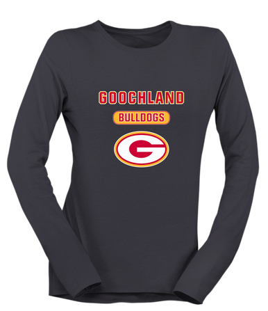 Goochland Bulldogs Mascot #3 Women's Premium LS T-Shirt