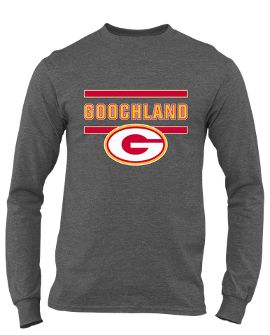 Goochland Bulldogs Mascot #4 Men's LS T-Shirt
