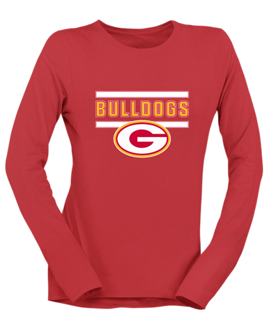 Goochland Bulldogs Mascot #5 Women's Premium LS T-Shirt