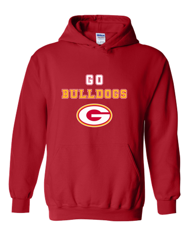 Goochland Bulldogs Go Team Men's Hoodie