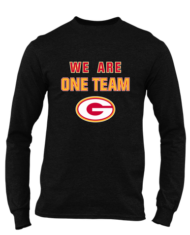 Goochland Bulldogs We Are One Team Men's LS T-Shirt