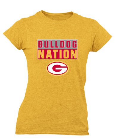 Goochland Bulldogs Nation #1 Women's Premium SS T-Shirt