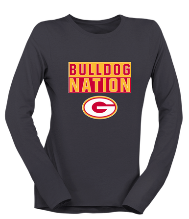 Goochland Bulldogs Nation #1 Women's Premium LS T-Shirt