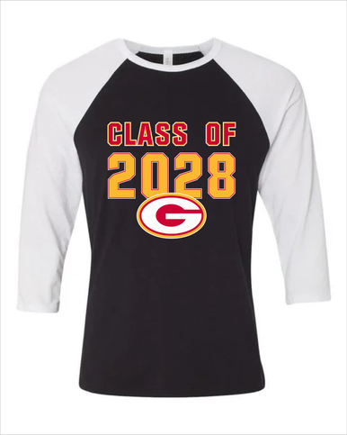 Goochland Bulldogs Class of 2028 Men's Baseball T-Shirt