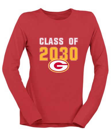 Goochland Bulldogs Class of 2030 Women's LS T-Shirt