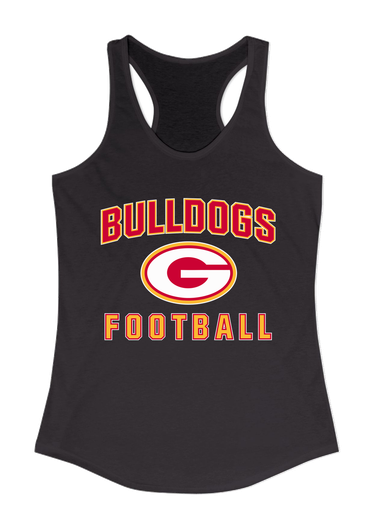 Goochland Bulldogs Football #1 Women's Tank Top