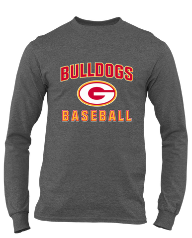 Goochland Bulldogs Baseball #1 Men's LS T-Shirt