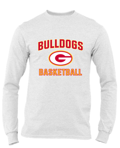 Goochland Bulldogs Basketball #1 Men's LS T-Shirt