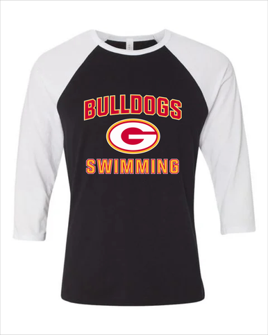 Goochland Bulldogs Swimming Women's Baseball T-Shirt