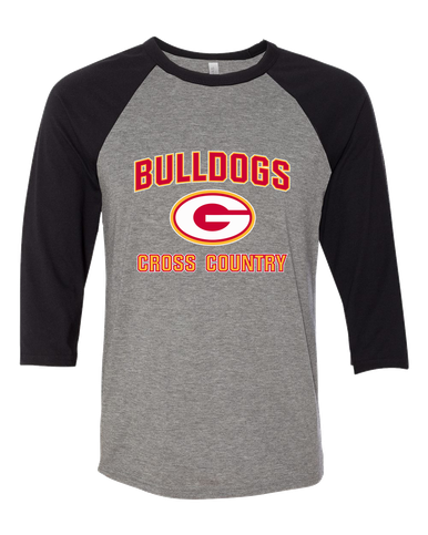 Goochland Bulldogs Cross Country Men's Baseball T-Shirt