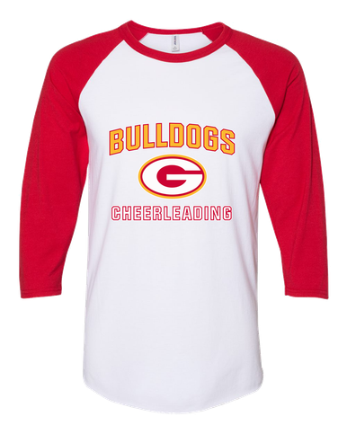 Goochland Bulldogs Cheerleading Women's Baseball T-Shirt