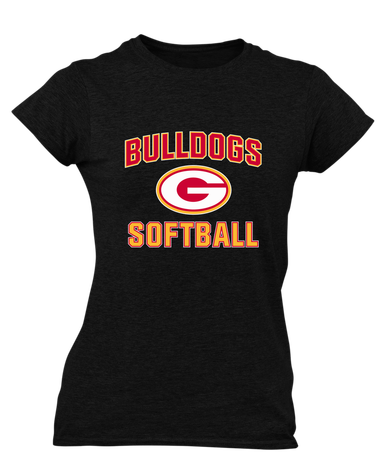 Goochland Bulldogs Softball #1 Women's SS T-Shirt