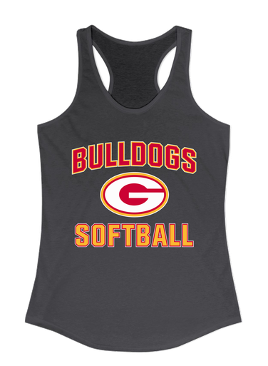 Goochland Bulldogs Softball #1 Women's Tank Top