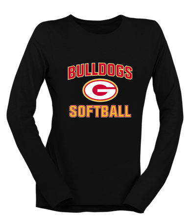 Goochland Bulldogs Softball #1 Women's LS T-Shirt
